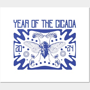 Year of The Cicada 2024 Posters and Art